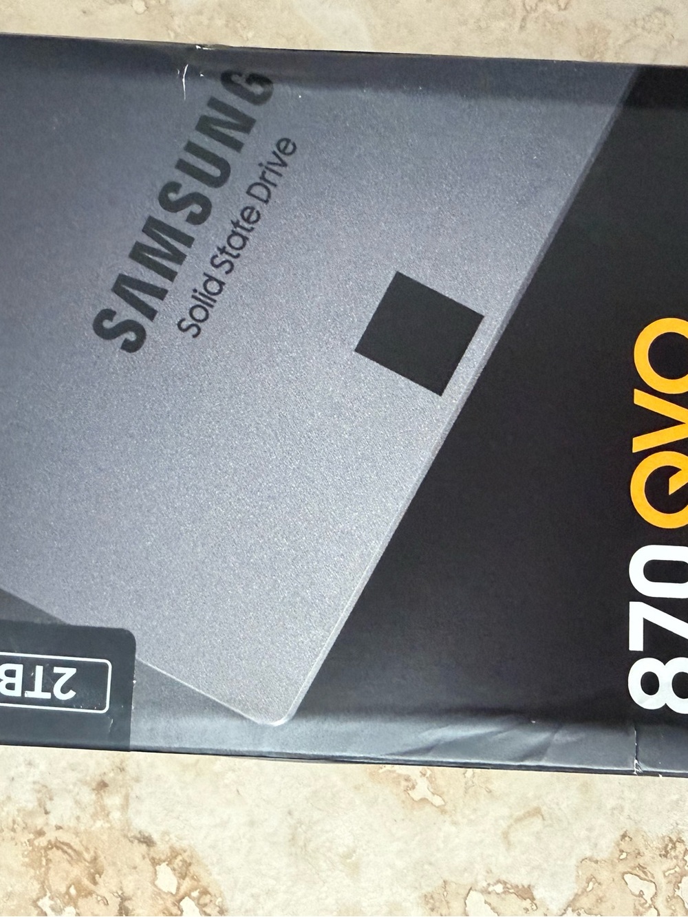 Samsung 870 QVO SATA SSD Black with Gold Accent